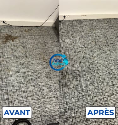 nettoyage moquette à domicile Total refresh