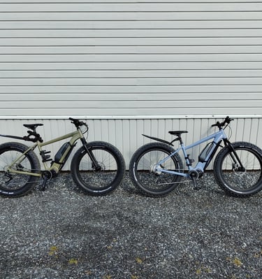 Fatbike, sähköpyörät, vuokrataan