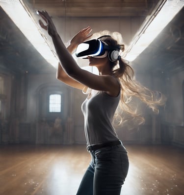 a woman sitting at a table in front of a laptop computer