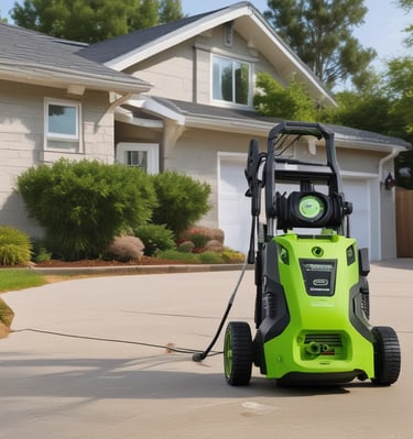 A hand wearing a black watch with an orange accent reaches for a product box labeled 'Voltme,' featuring images and descriptions of a charging device. The box has a gray and yellow color scheme and rests on a plain white surface, casting a shadow.
