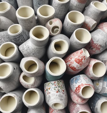 A close-up of sublimation technology in use.