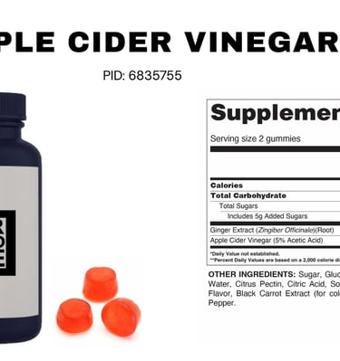 apple cider vinegar vitamins