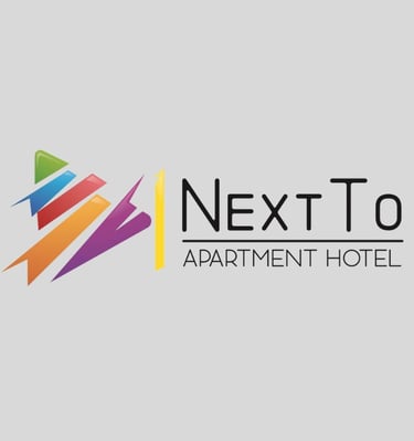 Next to apartment hotel