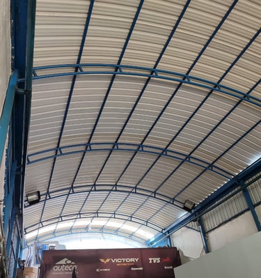 a train car is parked in a train station