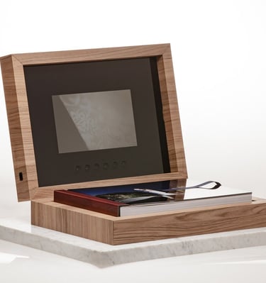 coffret album photo avec option multimédia