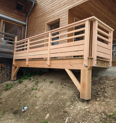 Balcon et garde corps