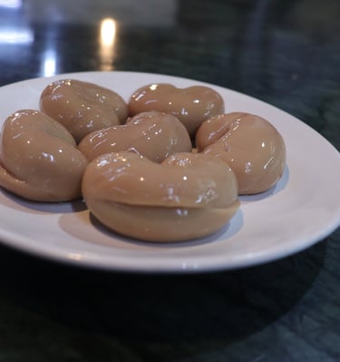 a plate of kidney with  unbeleivable taste