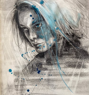 Graphite and Watercolour, 9x12 in