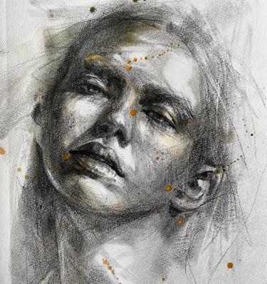 Graphite and Watercolour, 9x12 in