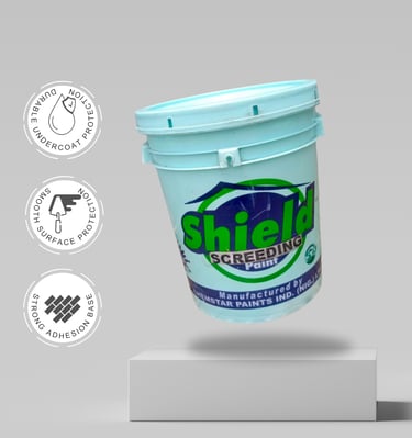 Paint bucket of Shield Screeding Paint