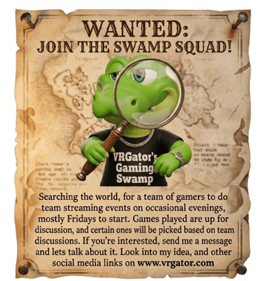 VRGator Join the Swamp Family Team