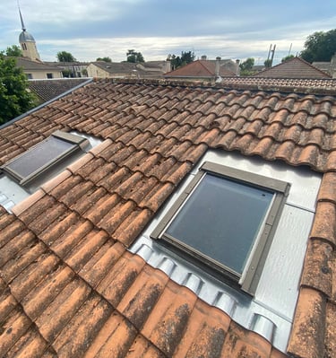 habillage de velux en zinc
