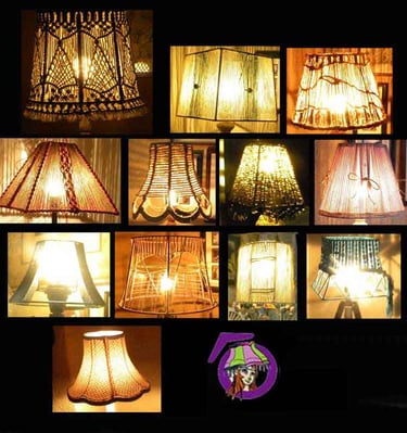 luminaires macramé uniques