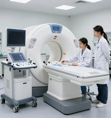 A professional showcasing our top-selling medical equipment.
