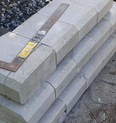 Muret de pavé uni Brossard