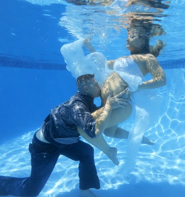 underwater maternity photoshoot Stuart Floridas 