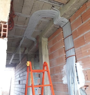 Instalatie electrica complexa la o vila particulara.