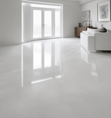 Polished decorative epoxy flooring for homes and offices in Botswana by Tswanacrete