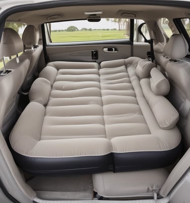 Inflatable bed for travelling and Concerts. Affiliate link.