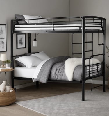 Black Metal Bunk Beds