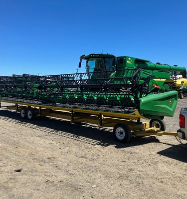 Stoess combine header cart