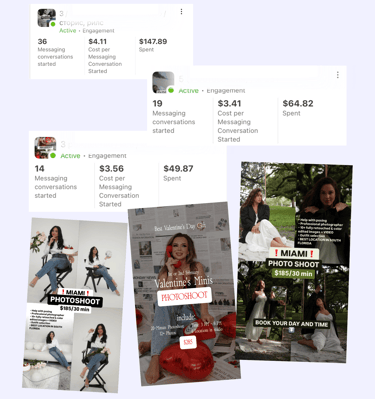 Visual content calendar overview showing planned posts, Reels, and Stories for social media strategy