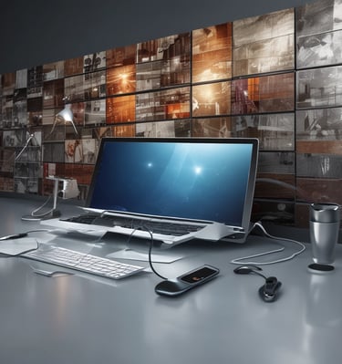 A colorful logo design showcasing creativity and branding.