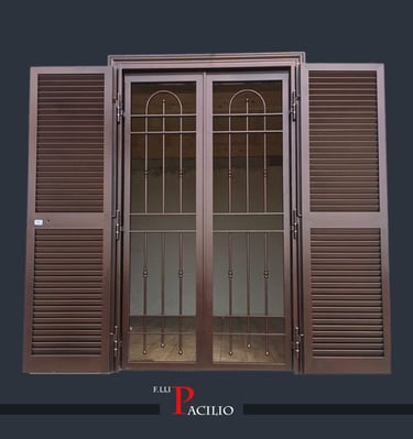 Persiana Combinata con grata