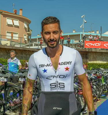Portrait d'un participant du triathlon de Carqueiranne