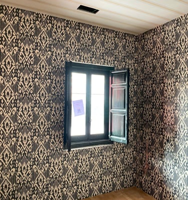 papel pintado pared con ventana Rivas Vaciamadrid