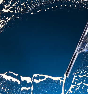 squeegee washing windows