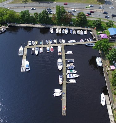 Riga Party Port from the top