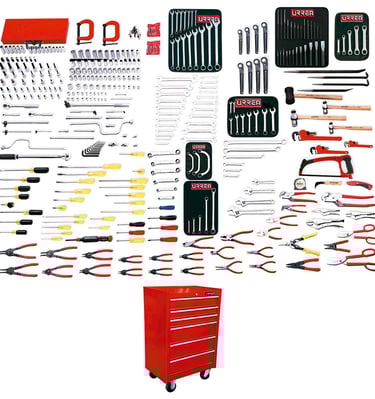 a variety of tools and tools on display