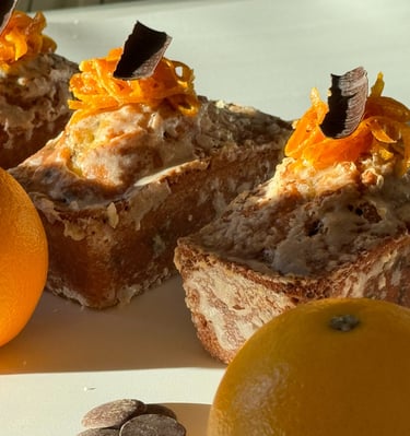 Orange soft cake