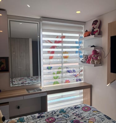 Persianas estampadas o personalizadas de alta calidad, diseñadas a medida para añadir estilo único y