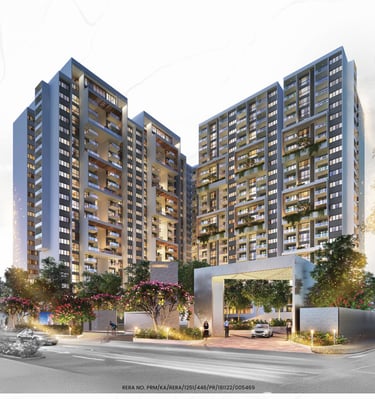 Ivory Terraces Elevation - Front View