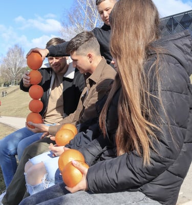 zmones stato boksta is apelsinu