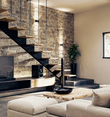 Rénovation d'une ancienne grange en maison de campagne moderne tout en gardant le charme de l'ancien