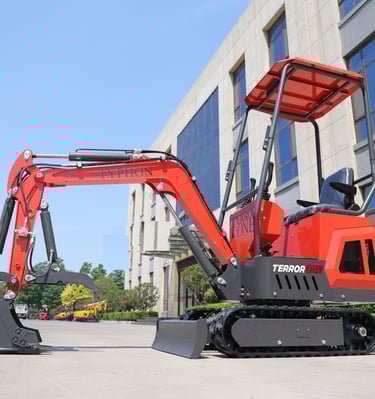 1 ton mini excavator with Briggs & Stratton engine 13.5hp
