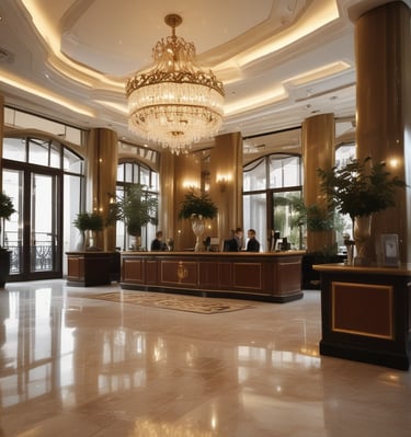 A welcoming reception area with comfortable seating.