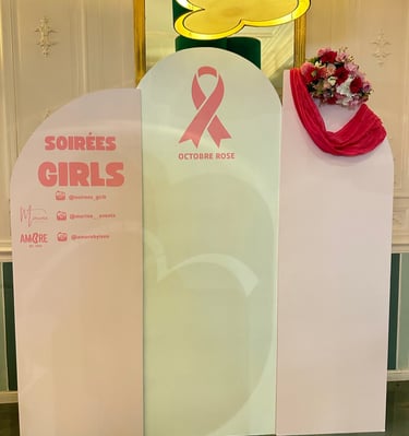 backdrop en l'honneur d'octobre rose