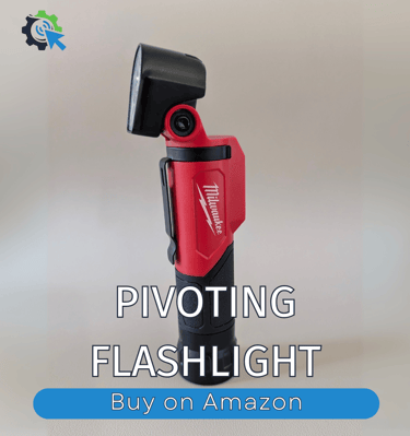 Milwaukee pivoting flashlight