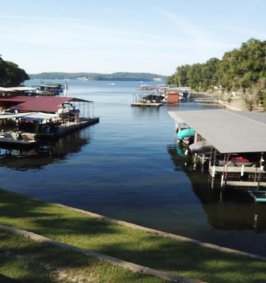 water front view of shoreline and lake
