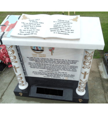 Temple headstone in Mangere Auckland NZ