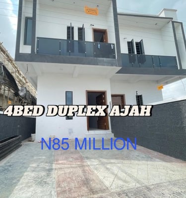 4 bedroom duplex for sale in ajah sangotedo lekki lagos