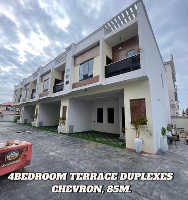 4 bedroom terrace duplex for sale in chevron lekki ajah ikoyi lagos