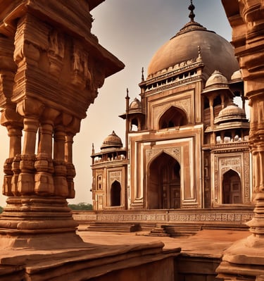 a desert landscape with mountains in the distance