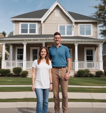 A person opening a box on a table