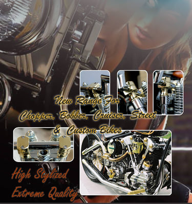 Motorcycle Parts Of Harley Bobber Chopper Triumph Yamaha Honda BMW KTM Ducati