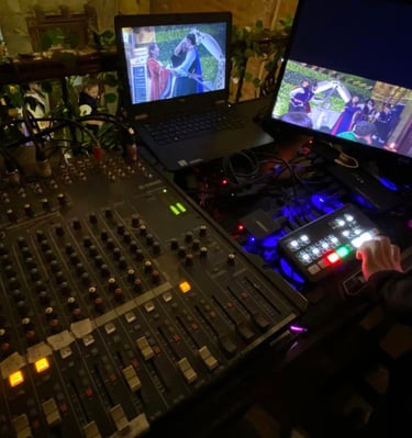 Consola de sonido y grabación profesional